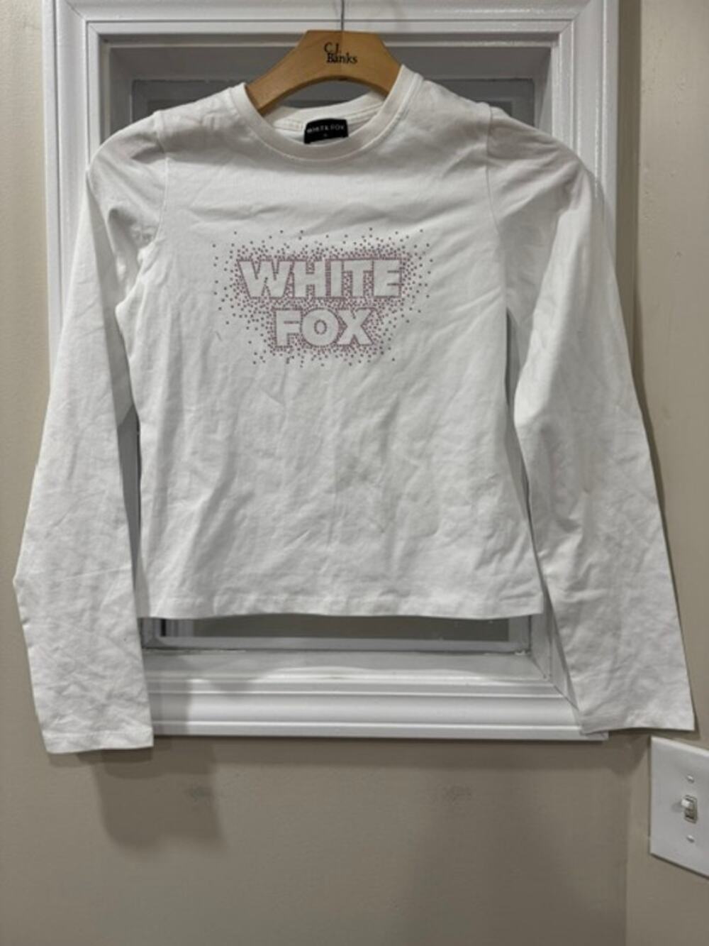 White Fox Let's Get Going Relaxed Baby Tee